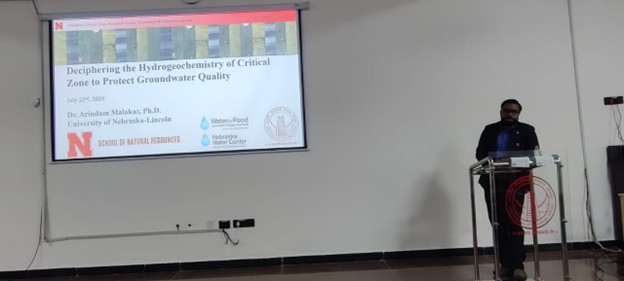 Visit of Dr. Arindam Malakar, Water Research Scientist, 2