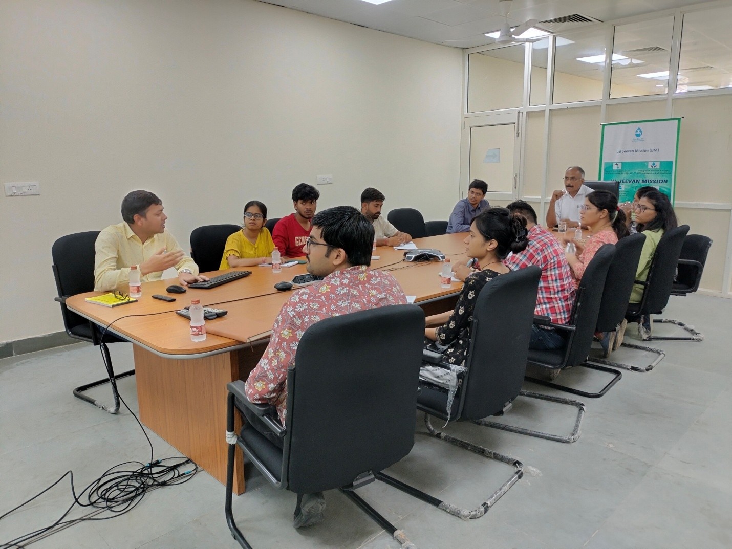 Visit of Shri. Nalin Singhal, Former CEO of BHEL, CEL & IRCTC, 1