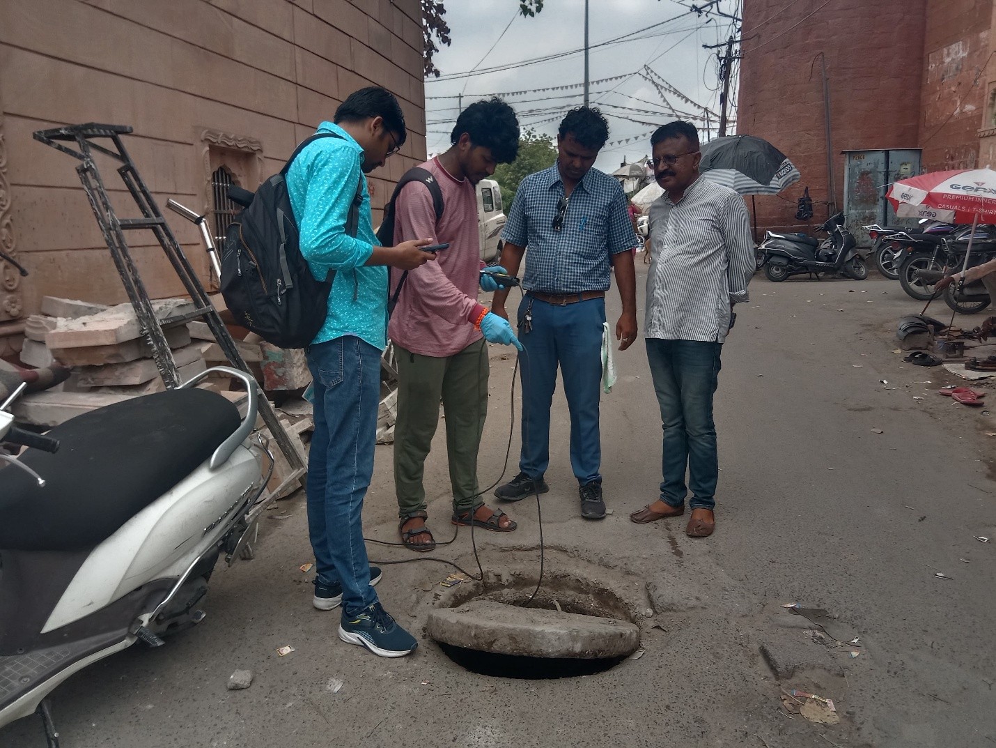 Sewage Manhole Gas Analysis for Safety in Jodhpur Old City-4