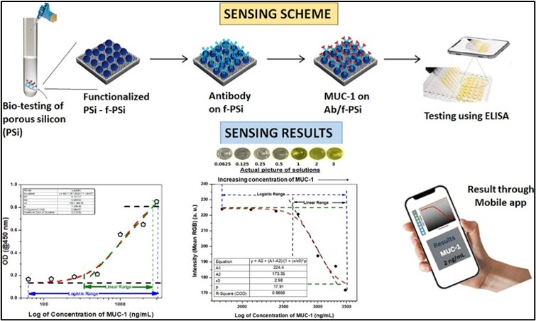 smartphone integrated ELISA for sensitive
detection of breast cancer biomarker