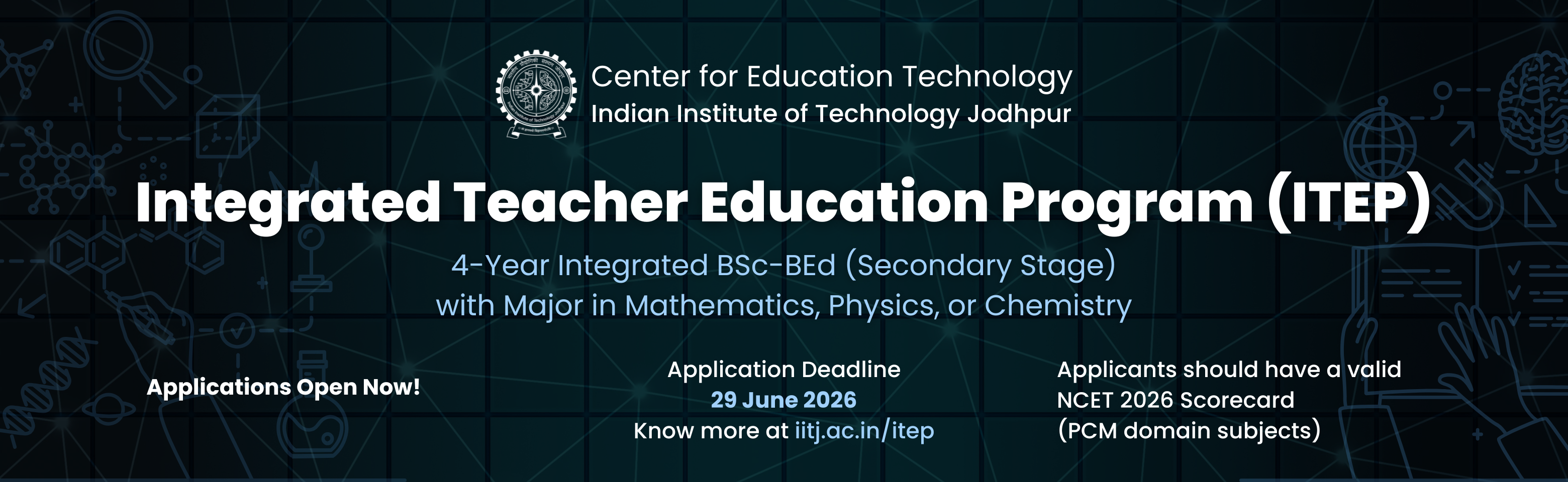 ITEp 4 year Integrated BSc-BEd
