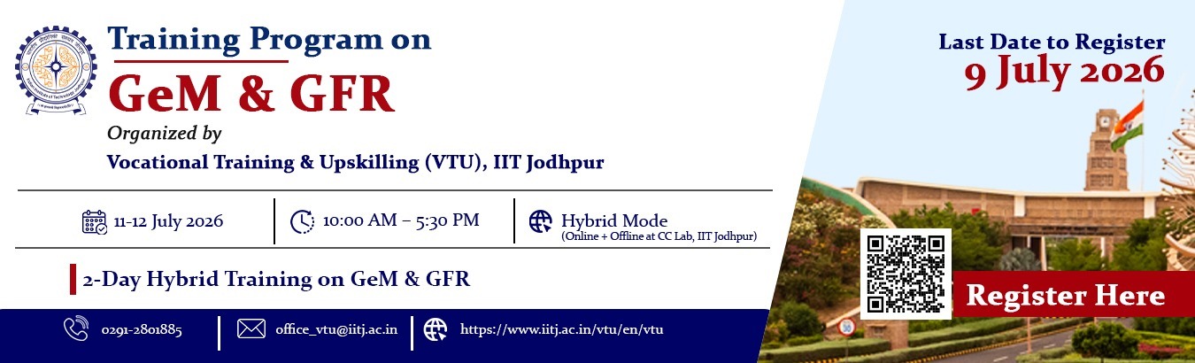 GeM and GFR training program by VTU office
