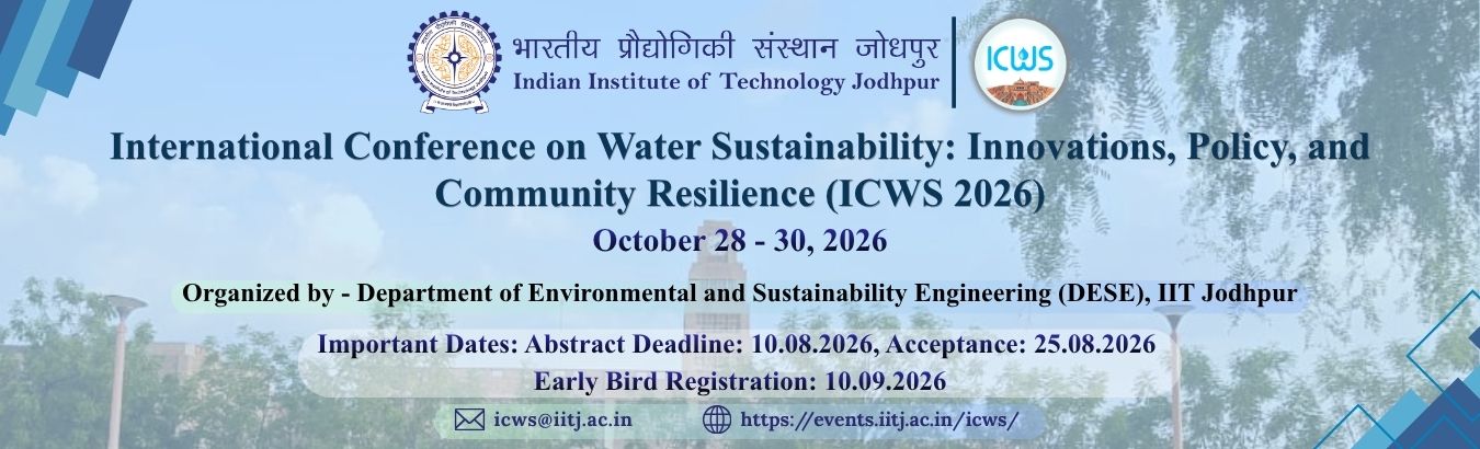 International Conference on Water Sustainability Innovations, Policy, and Community Resilience