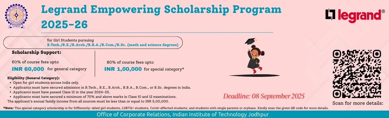 Legrand Empowering Scholarship Program 2025-26