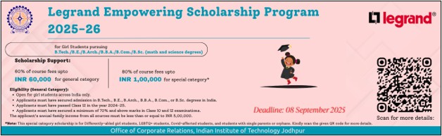 Legrand Empowering Scholarship Program