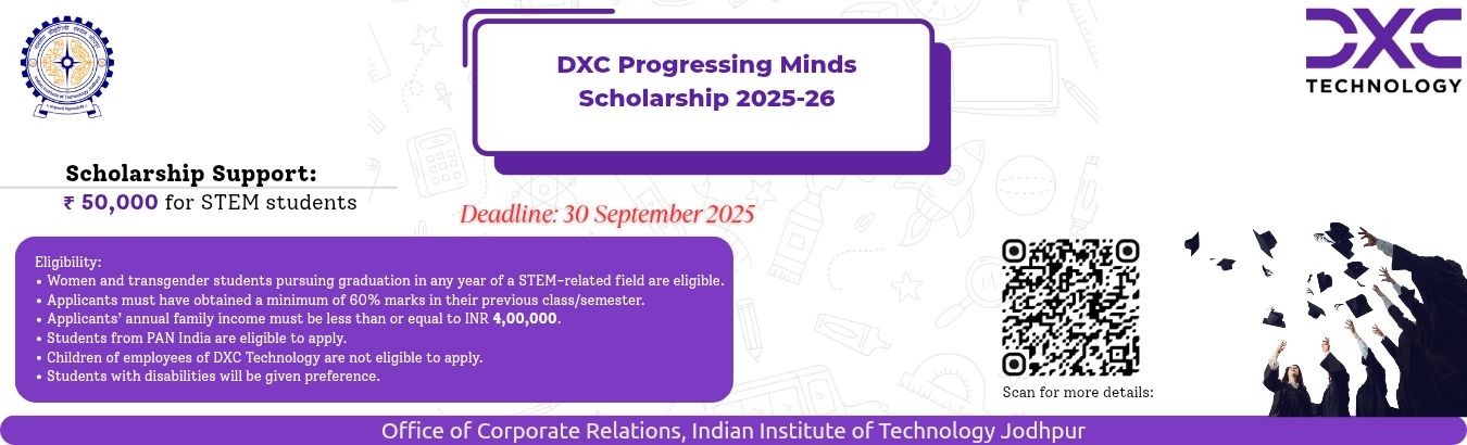 DXC Progressing minds scholarship 2025-26