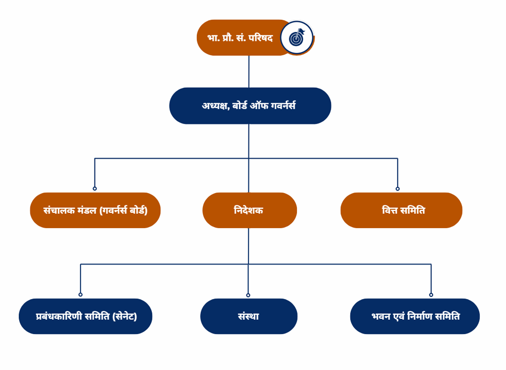 भा. प्रौ. सं. जोधपुर की वैधानिक संचालन संरचना