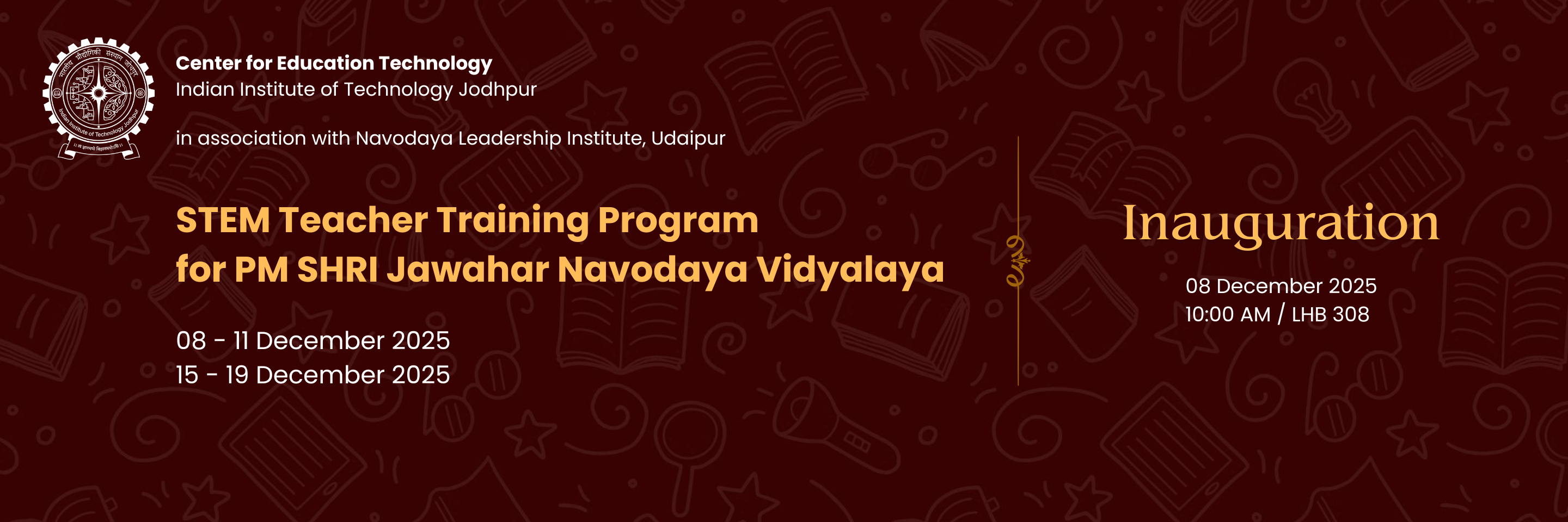 NLI Teacher Training 2025 - Inauguration