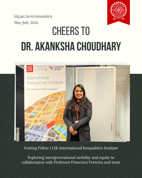 Dr Akanksha Choudhary Completes Visiting Fellowship at LSE III